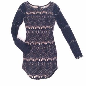 Angel Biba Lace Bodycon Mini Dress